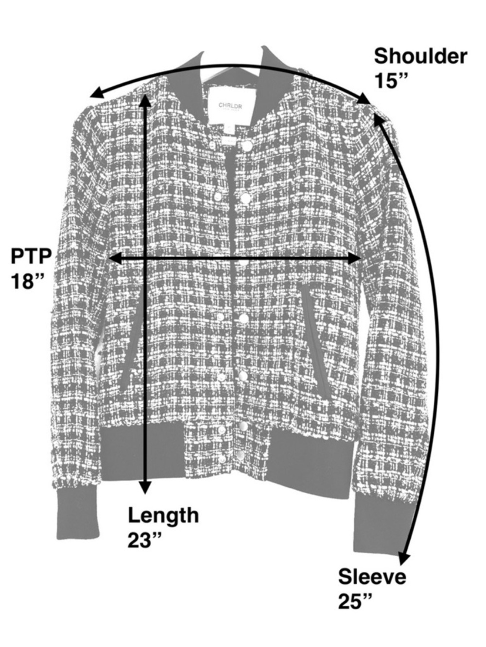 ⭐️💲🔻 CHRLDR varsity bomber jacket - Picture 4 of 8